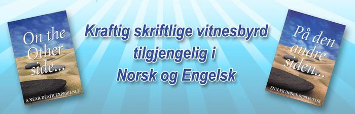 CD med radio intervju om møtet med Jesus i en nær døden opplevelse.  Kr 100,.